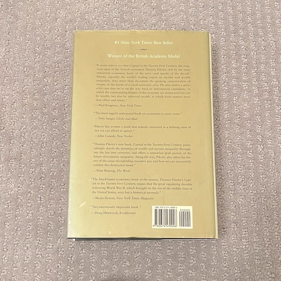 NWOT Capital in the Twenty-First Century hardcover book by Thomas Piketty. - Picture 2 of 2